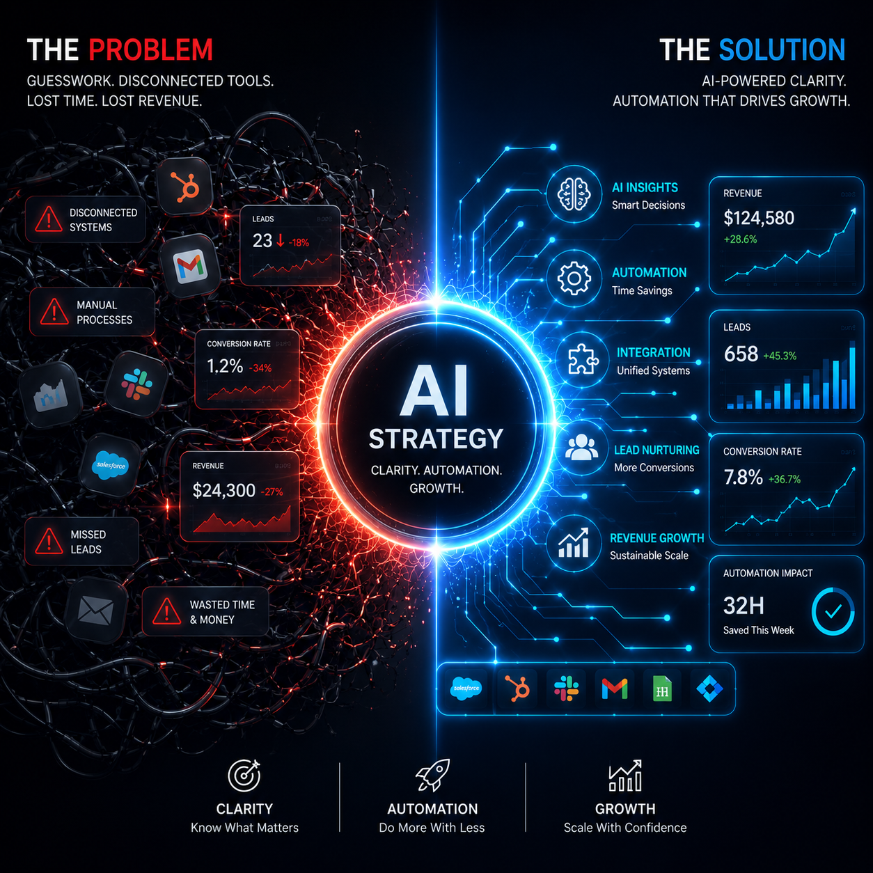 AI Strategy and Automation Diagram